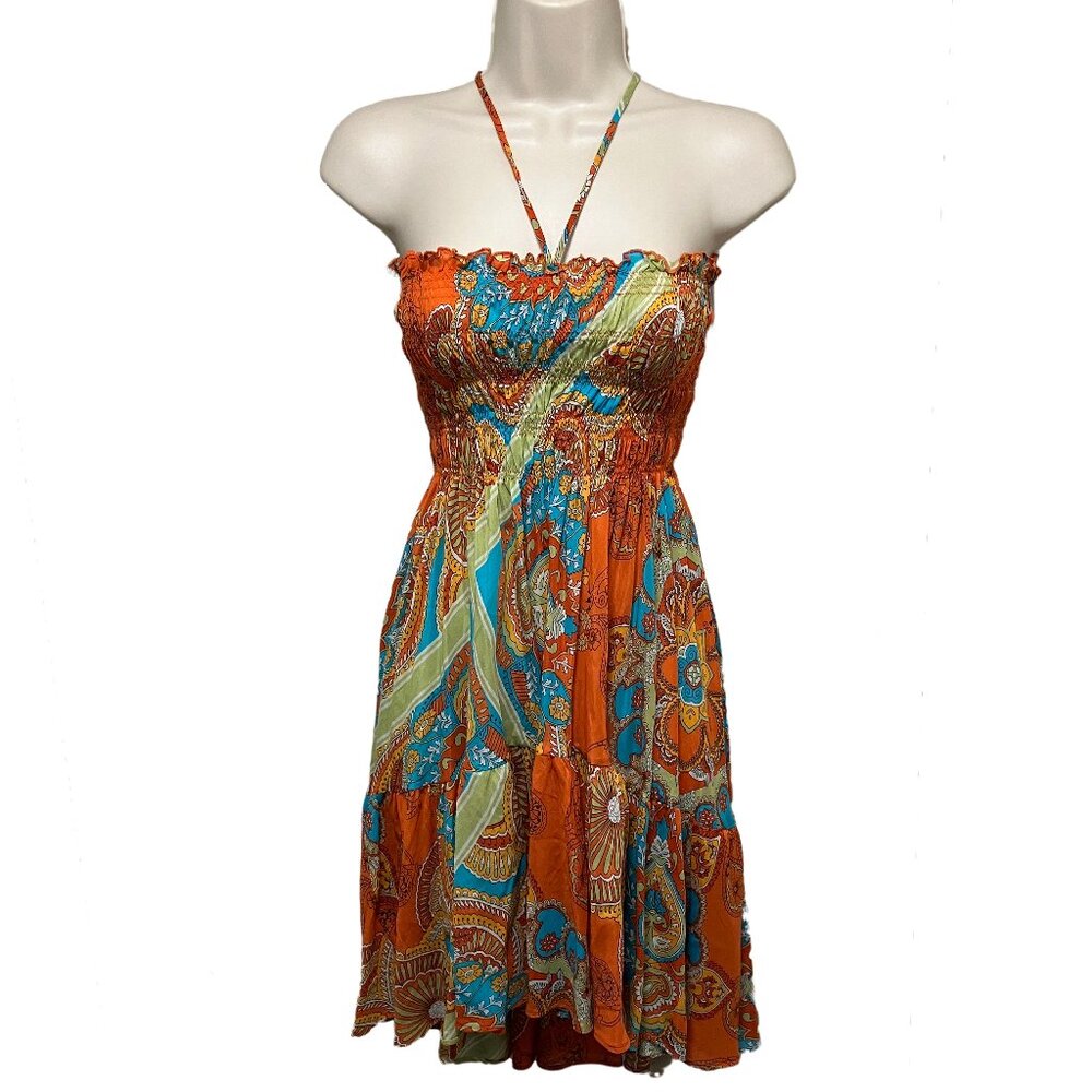 Joie Butterfly Print Halter Dress Size: Medium